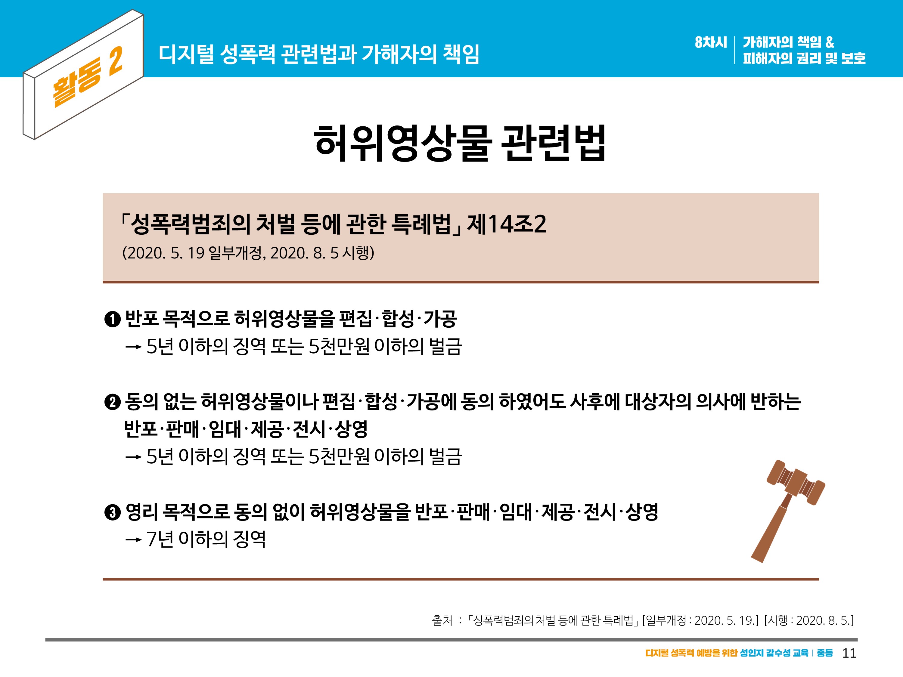 디지털 성폭력 관련법과 가해자의 책임